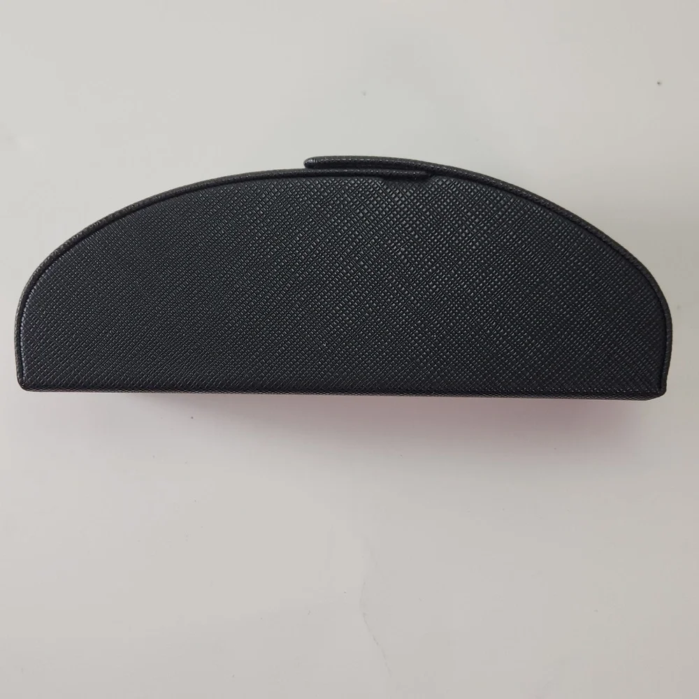 PRADA SAFFIANO Black Leather Sunglasses Case EUC